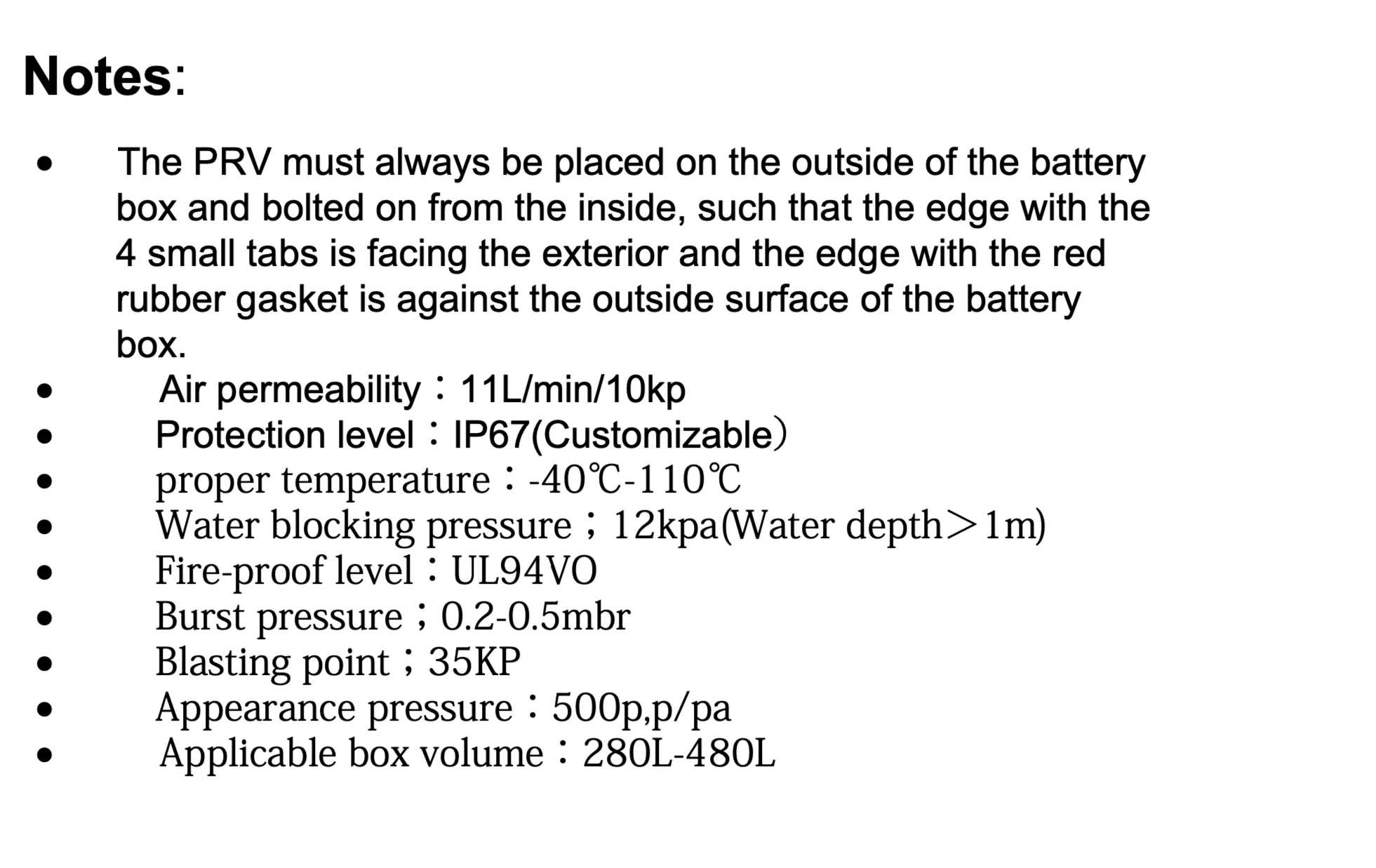 Battery Pack PRV Vent Blow Off Valve (Large) - Image 5
